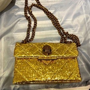 Kurt Gieger London Mini Glitter Chain Strap Crossbody Bag never used!